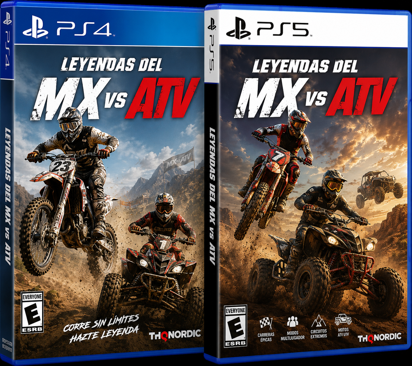 Leyendas del MX vs ATV en acción